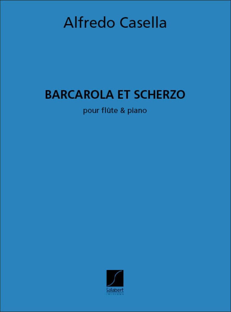 Barcarola Et Scherzo Flute-Piano